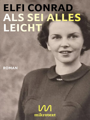 cover image of Als sei alles leicht